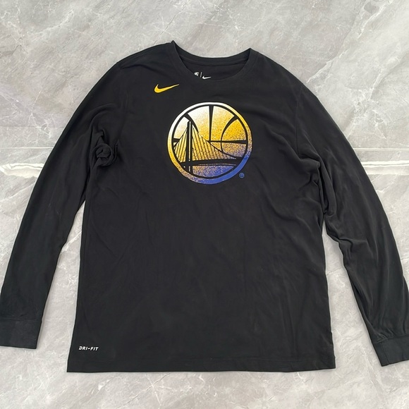 Nike Other - Men’s The Nike Tee NBA Golden State Warriors Dri-Fit Long Sleeve Shirt XL